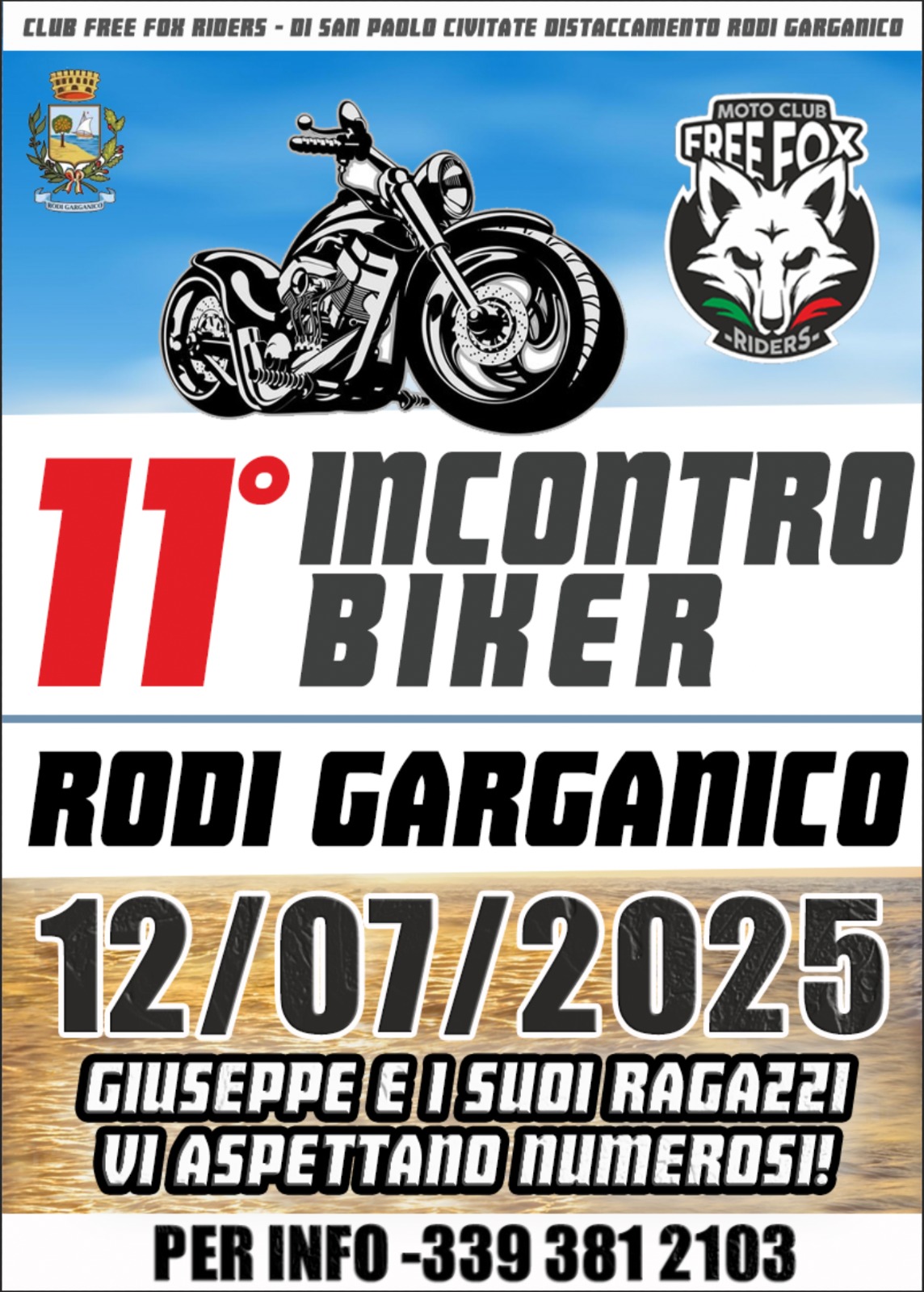 11° Incontro Bikers Free Fox Riders, Rodi Garganico (FG)